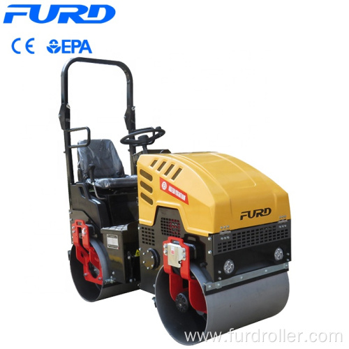 EPA Powered 1 Ton Construction Machine Road Roller